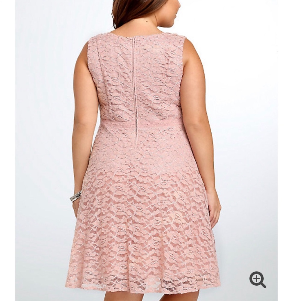 Torrid Lace Metallic Party Dress - Picture 2 of 11